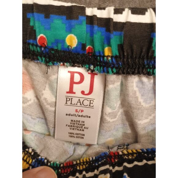 PJ Place Adult Unisex Christmas Let It Glow Pajamas Size Small New No Tags - Picture 12 of 14